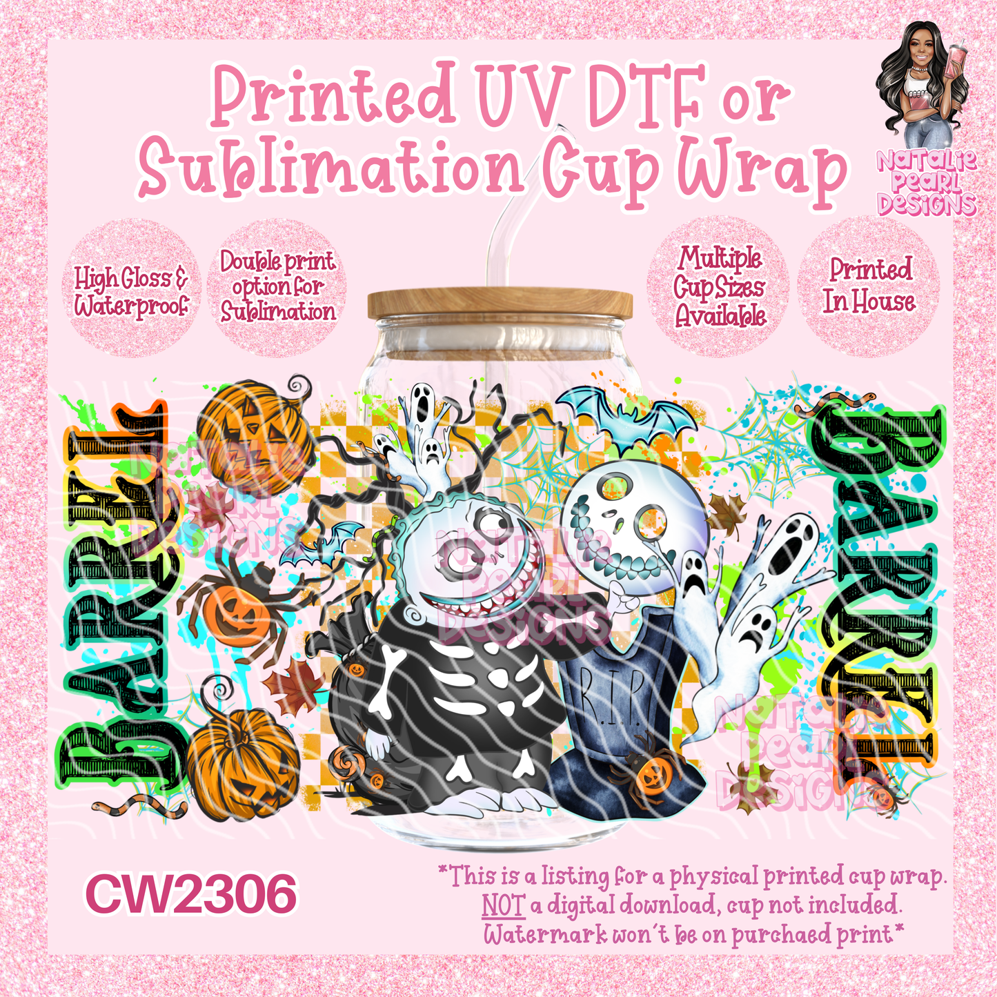 CW2306 UV DTF/SUB Cup Wraps