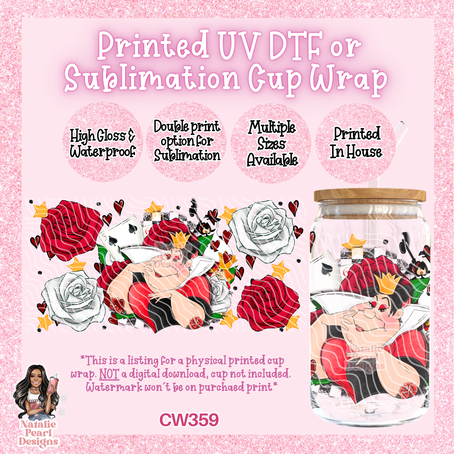 CW359 UV DTF/SUB Cup Wrap