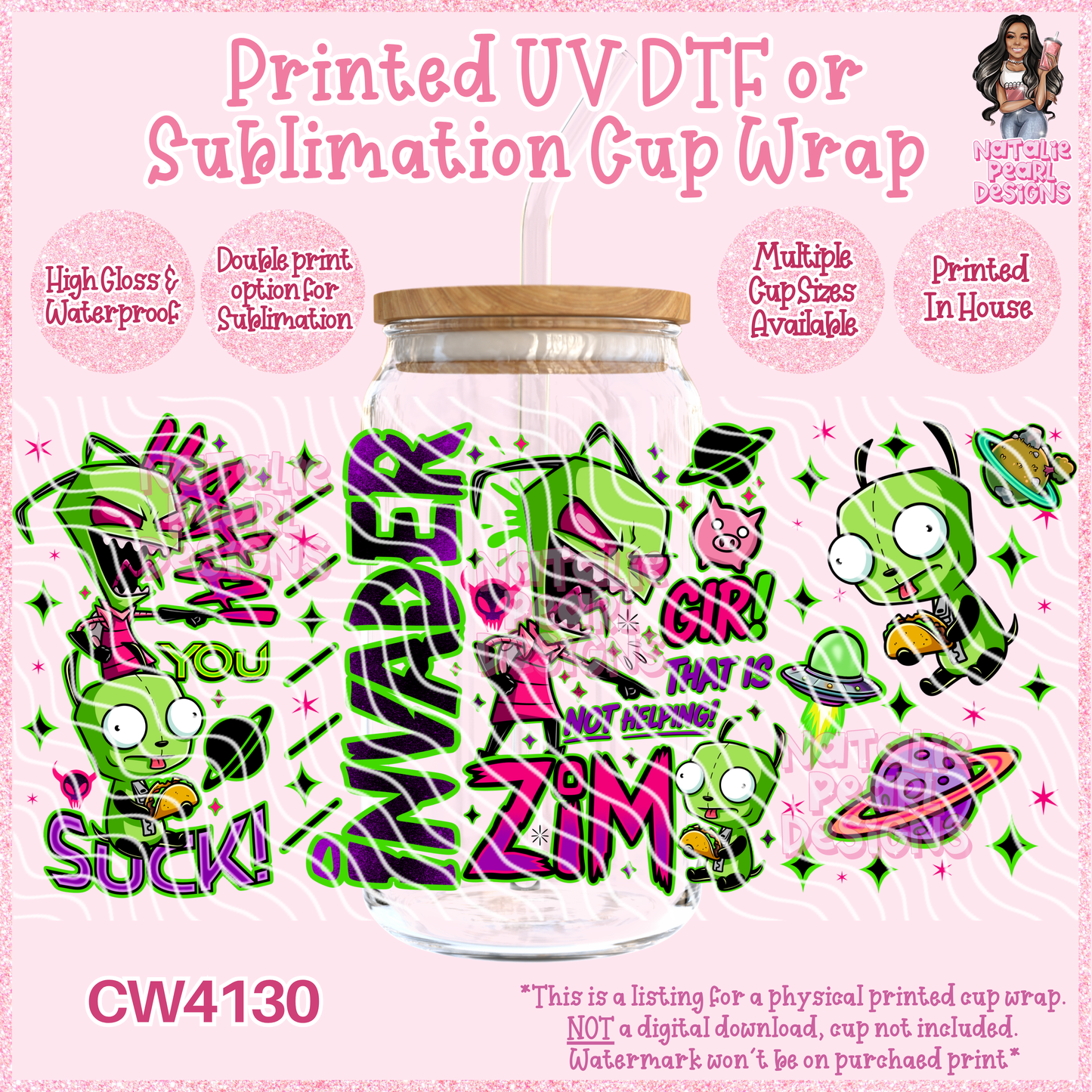 CW4130 UV DTF/SUB Cup Wraps