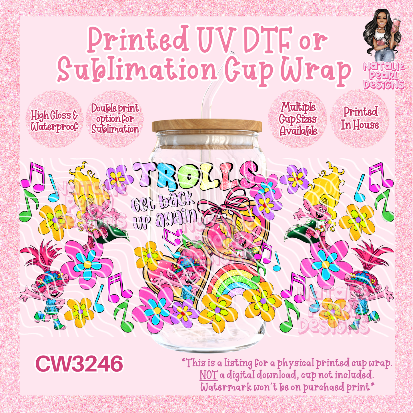 CW3246 UV DTF/SUB Cup Wraps