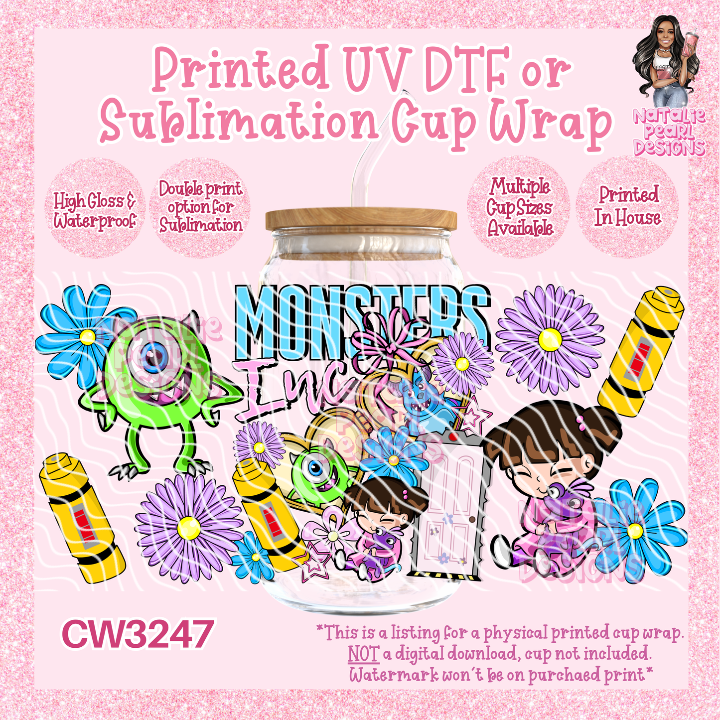 CW3247 UV DTF/SUB Cup Wraps