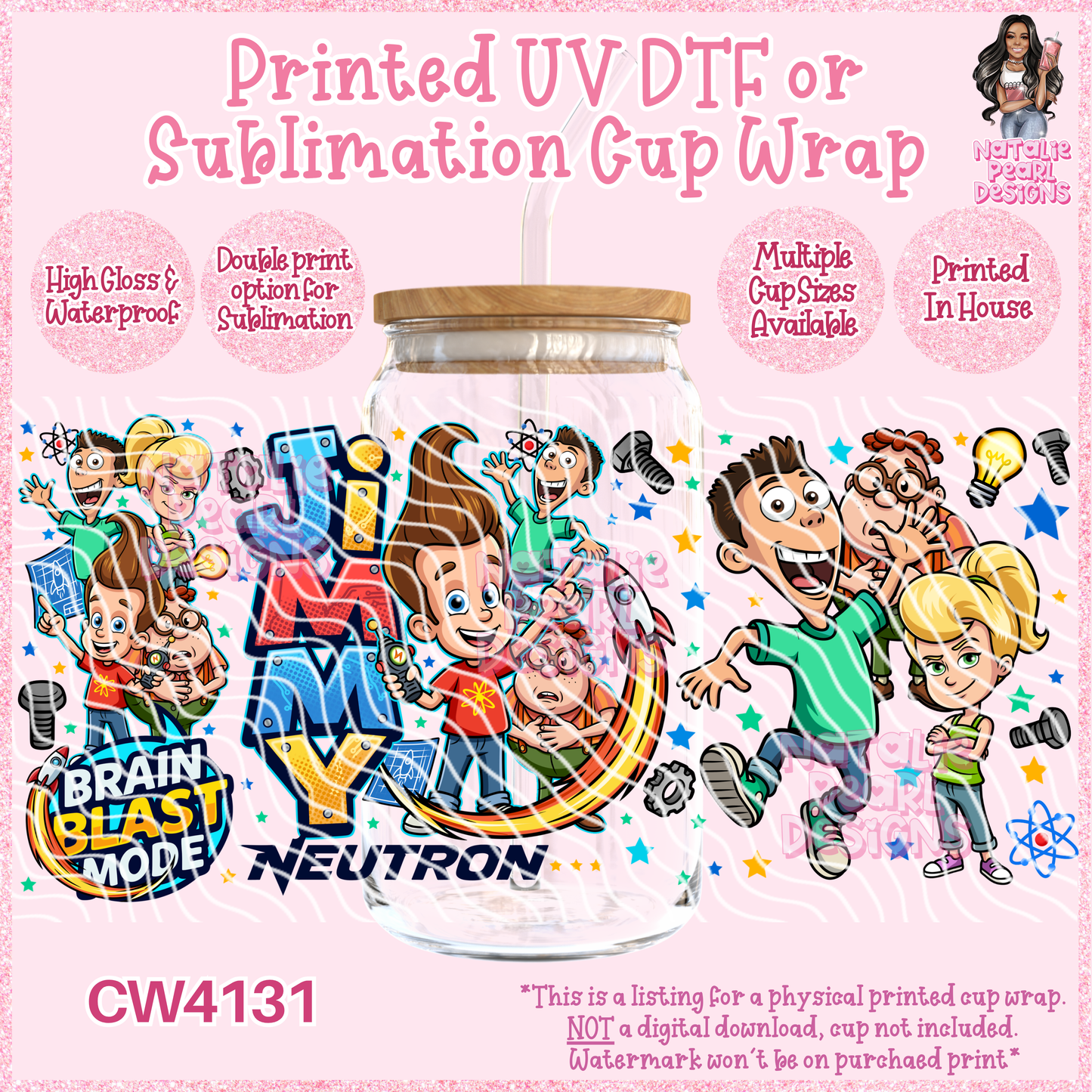 CW4131 UV DTF/SUB Cup Wraps