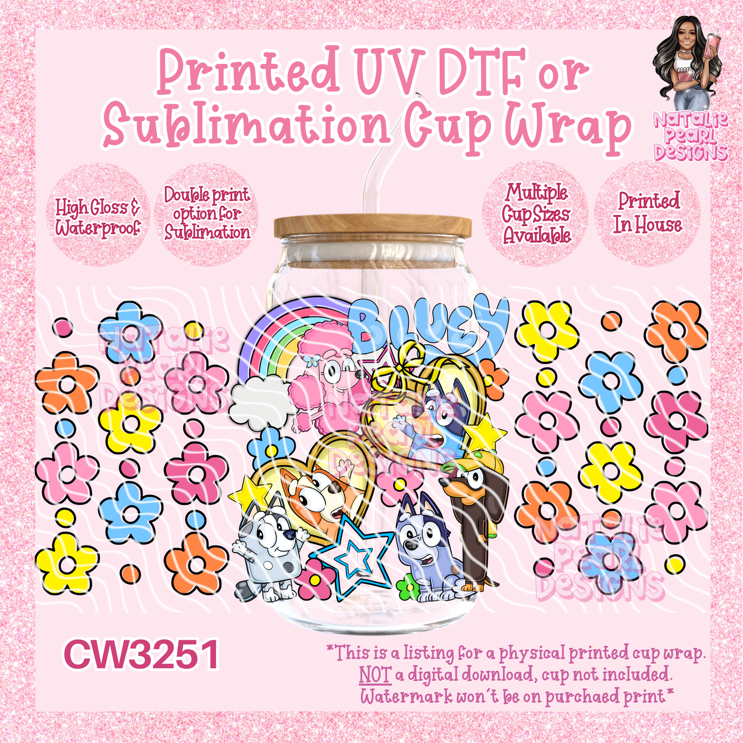 CW3251 UV DTF/SUB Cup Wraps