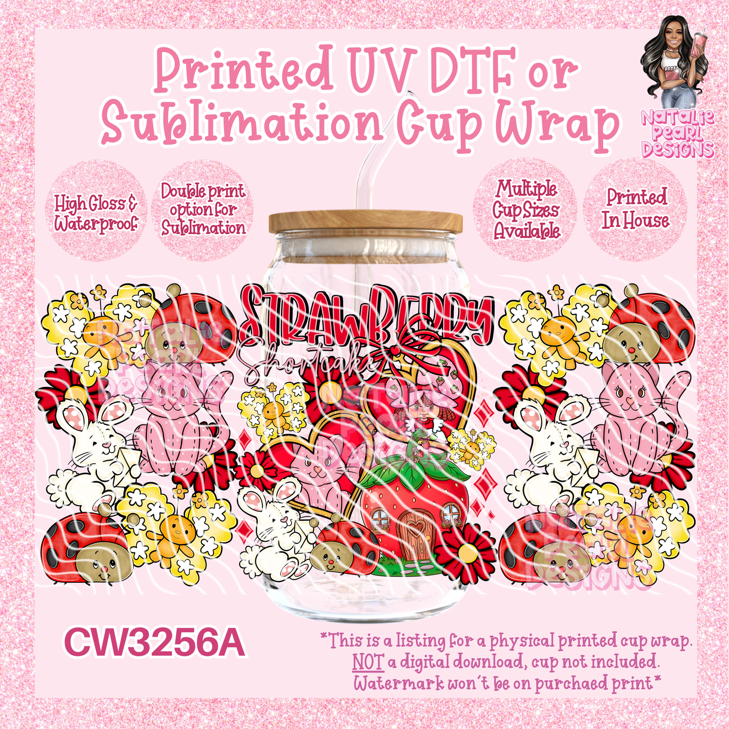 CW3256A UV DTF/SUB Cup Wraps