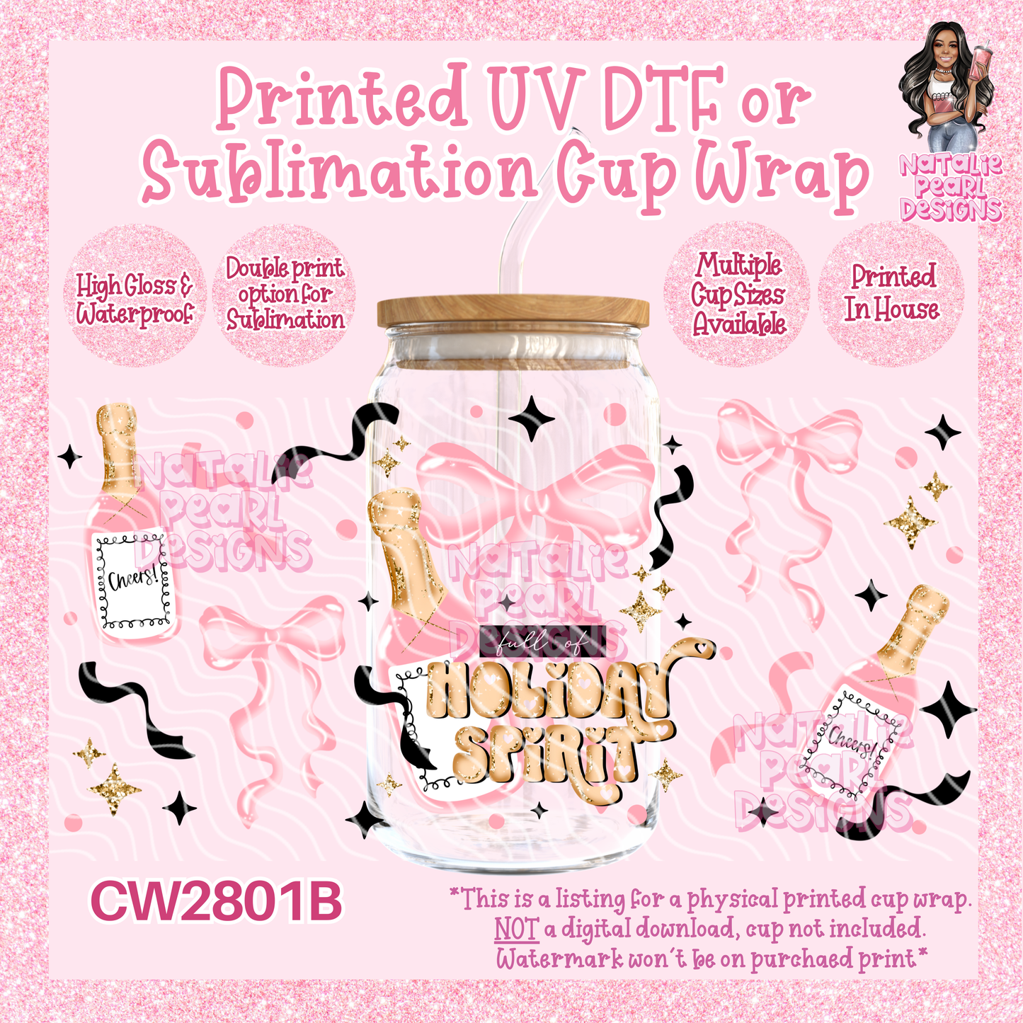 CW2801B UV DTF/SUB Cup Wraps