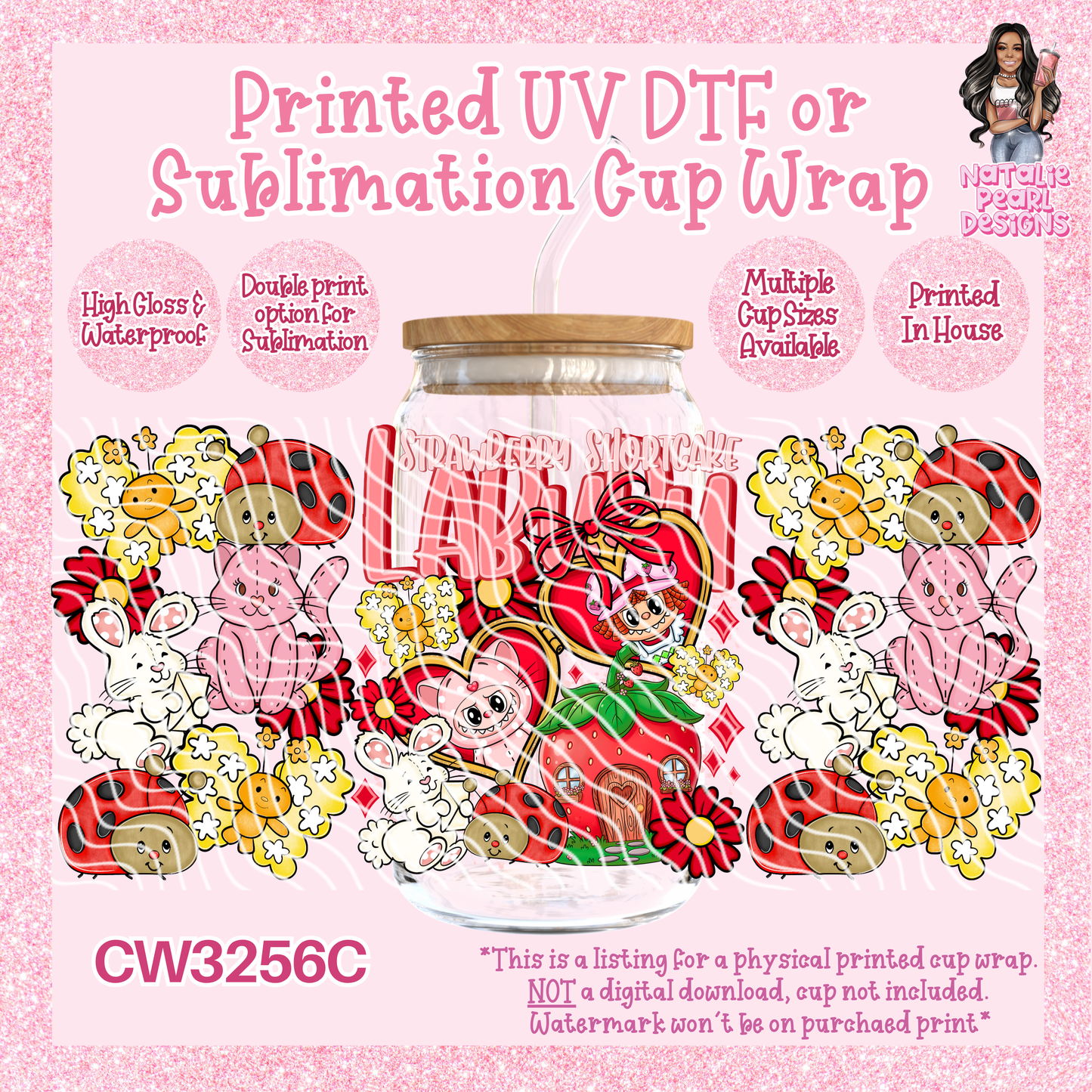 CW3256C UV DTF/SUB Cup Wraps