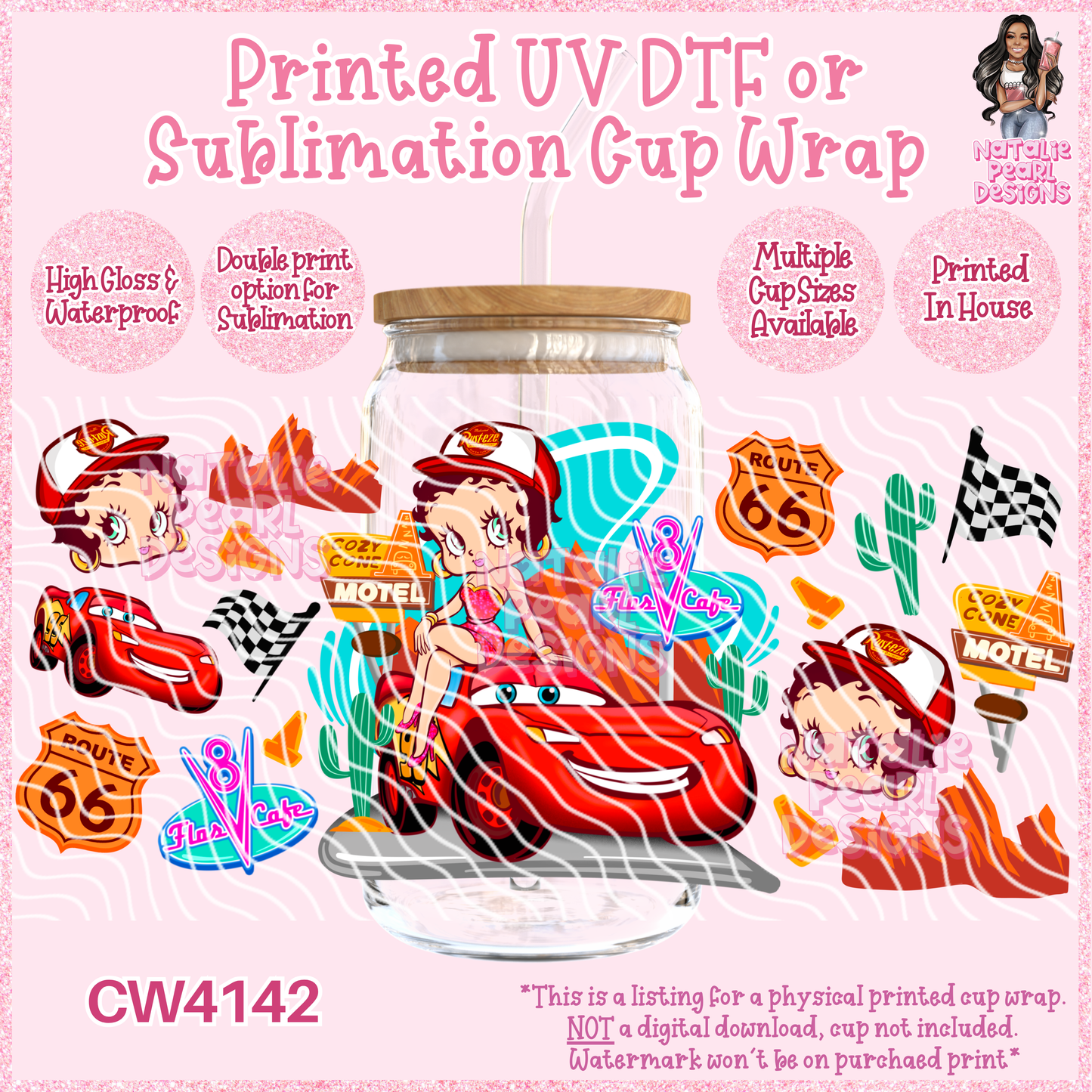 CW4142 UV DTF/SUB Cup Wraps