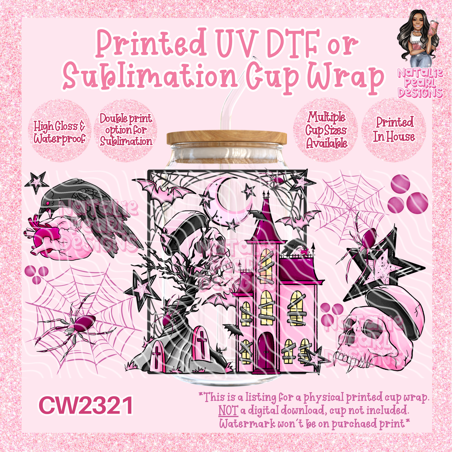 CW2321 UV DTF/SUB Cup Wraps