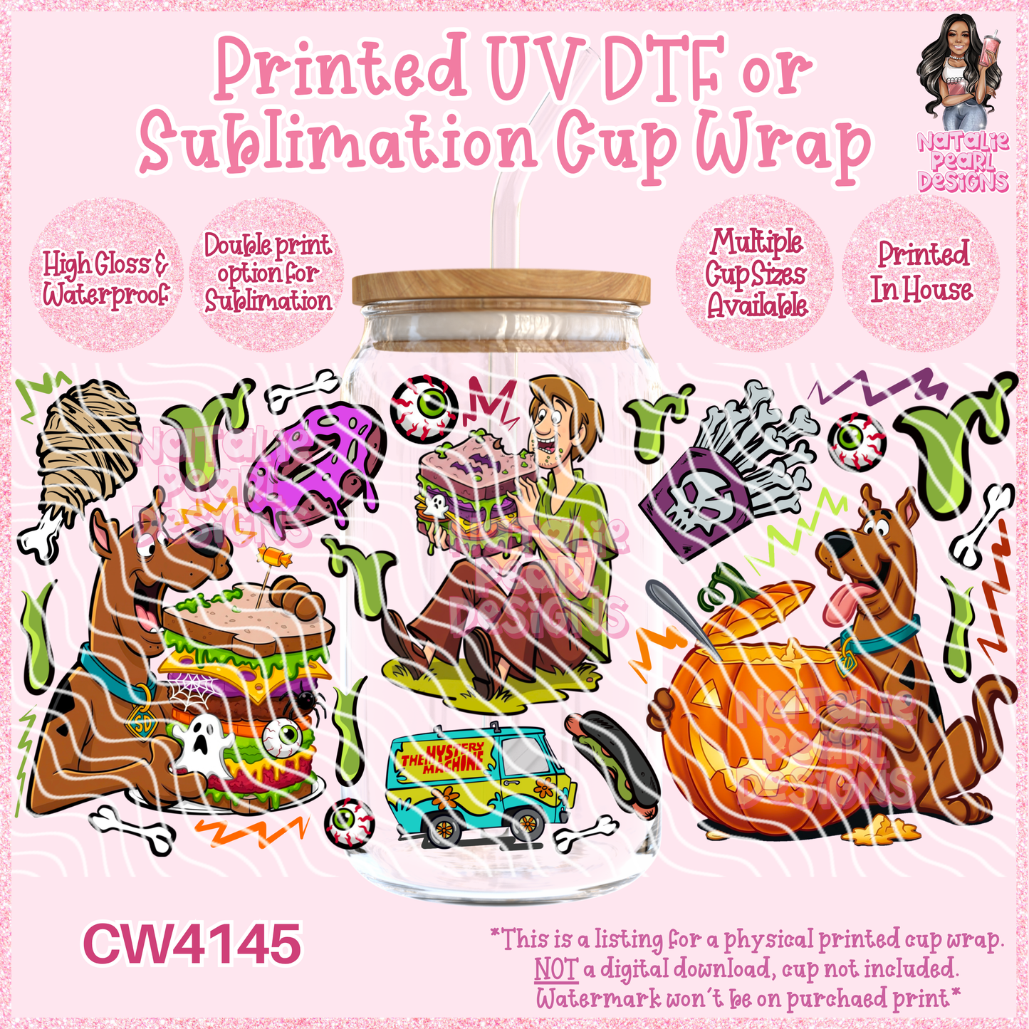 CW4145 UV DTF/SUB Cup Wraps