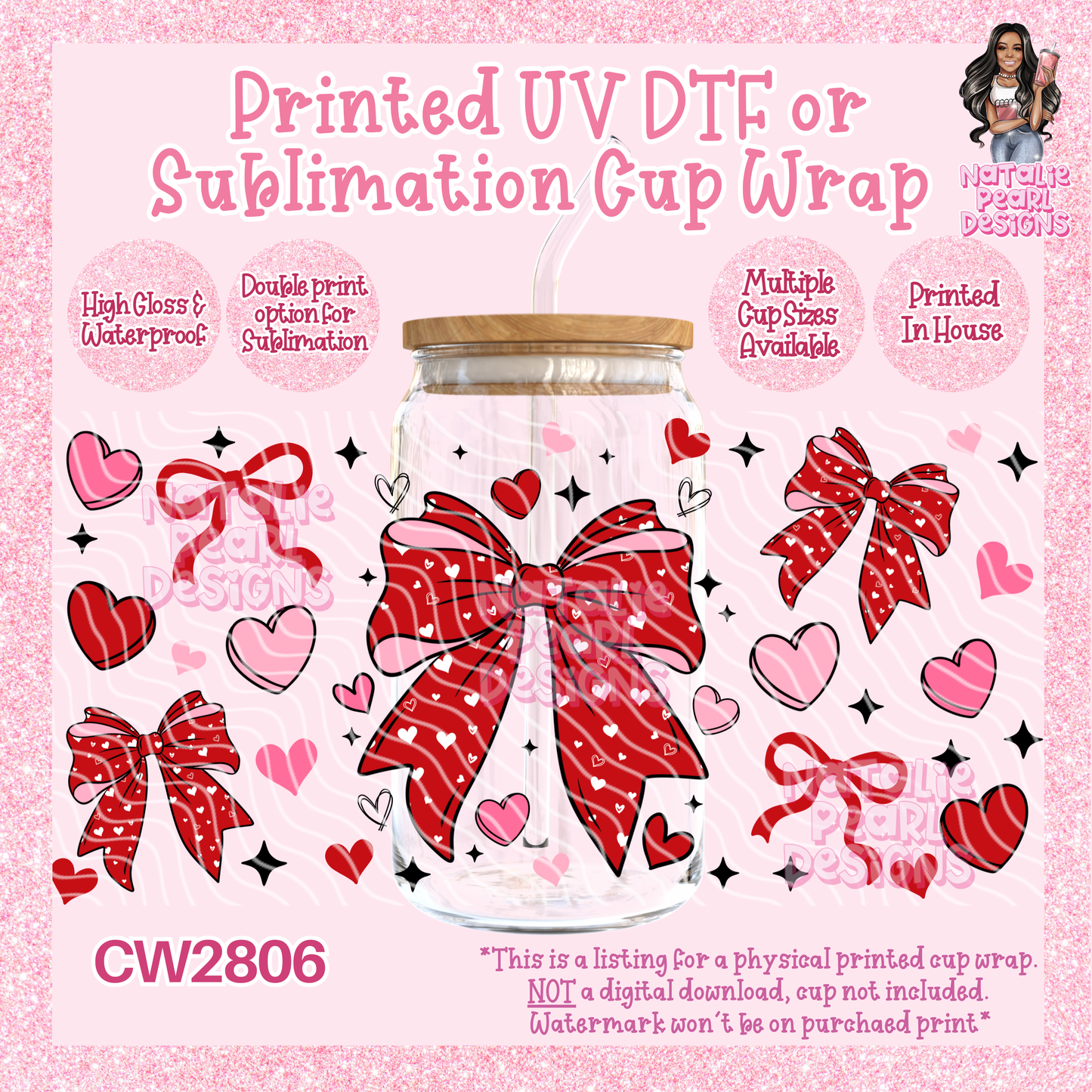CW2806 UV DTF/SUB Cup Wraps