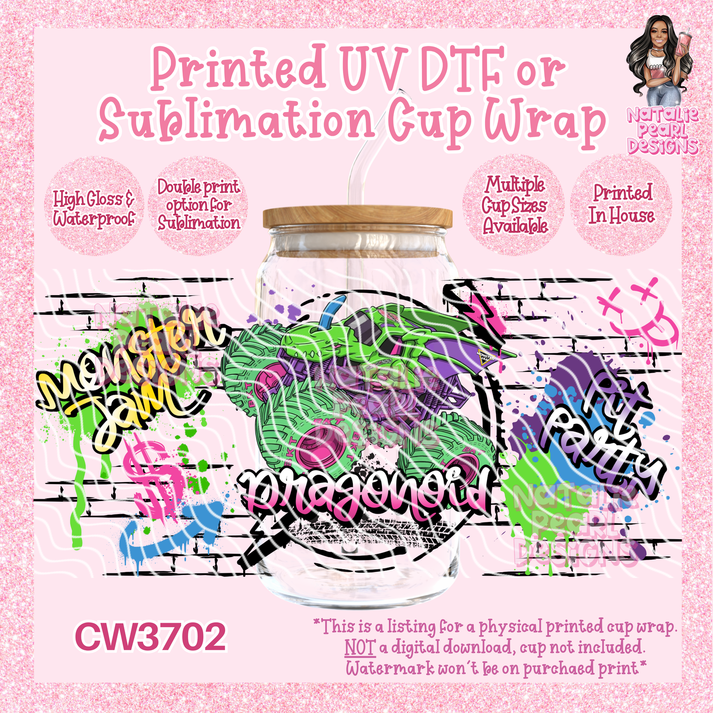 CW3702 UV DTF/SUB Cup Wraps