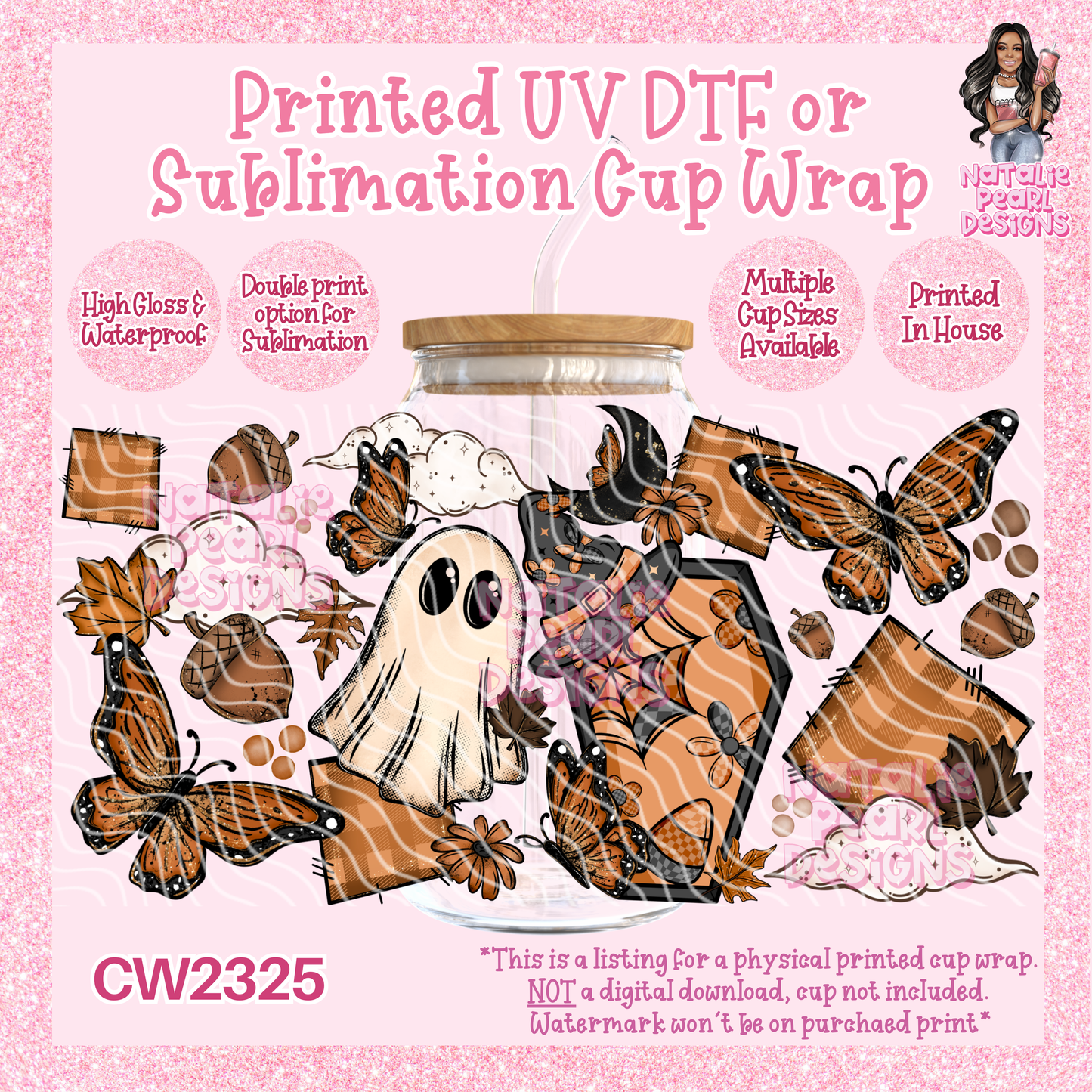 CW2325 UV DTF/SUB Cup Wraps