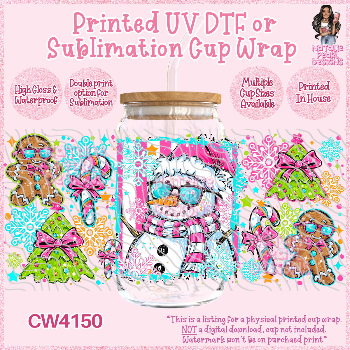 CW4150 UV DTF/SUB Cup Wraps