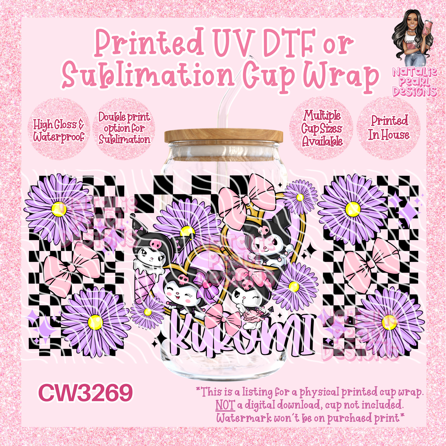 CW3269 UV DTF/SUB Cup Wraps