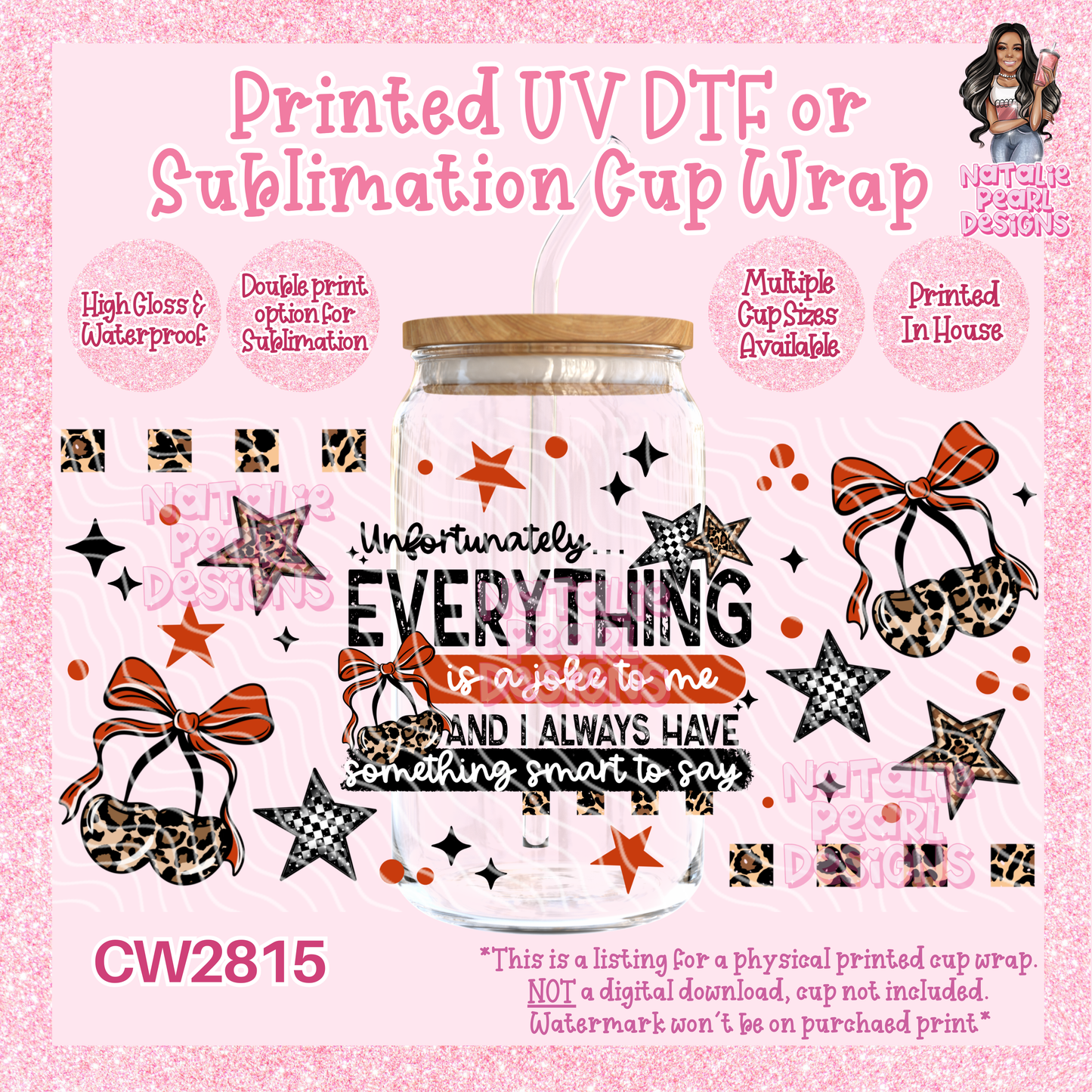 CW2815 UV DTF/SUB Cup Wraps