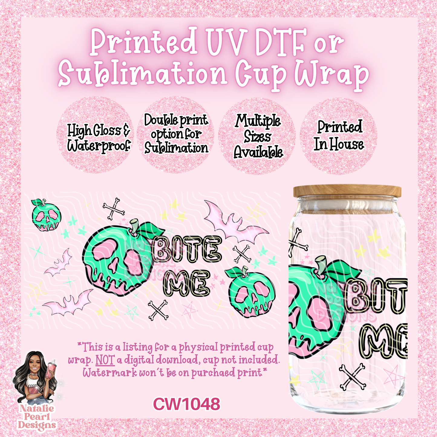 CW1048 UV DTF/SUB Cup Wrap