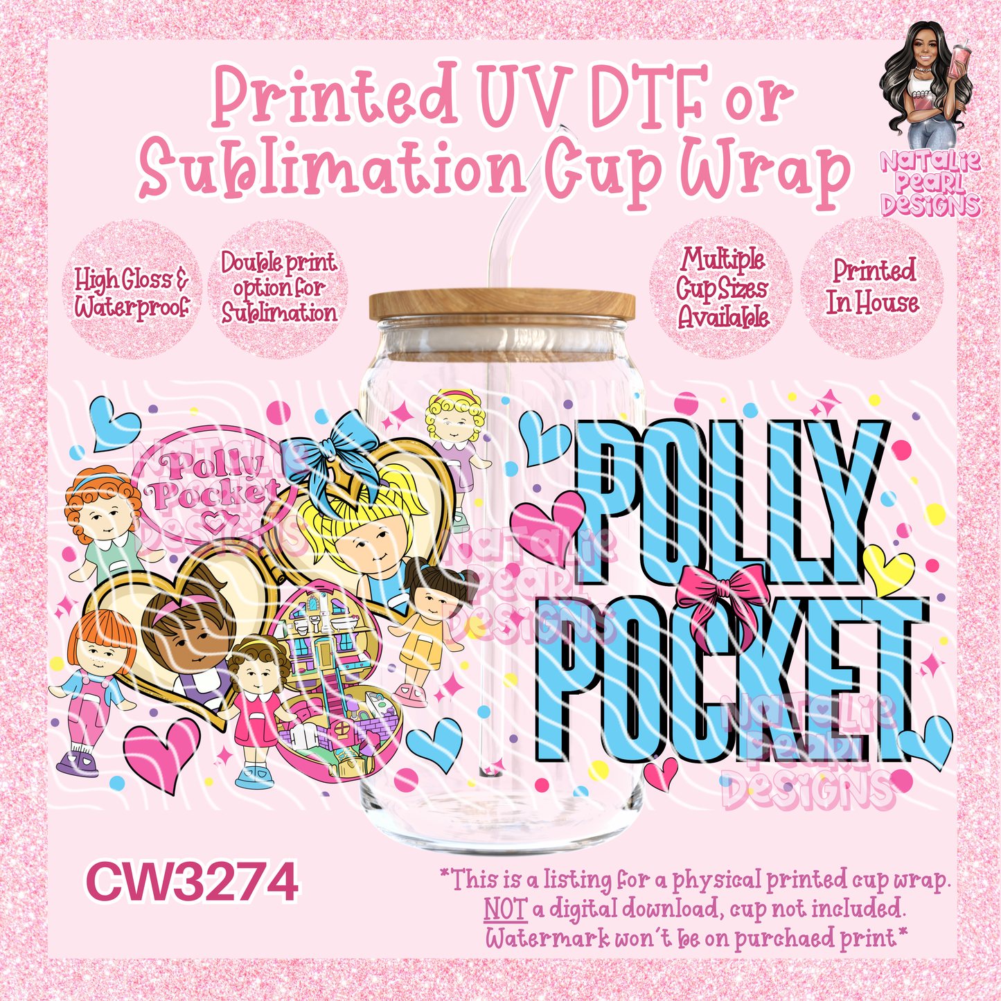 CW3274 UV DTF/SUB Cup Wraps