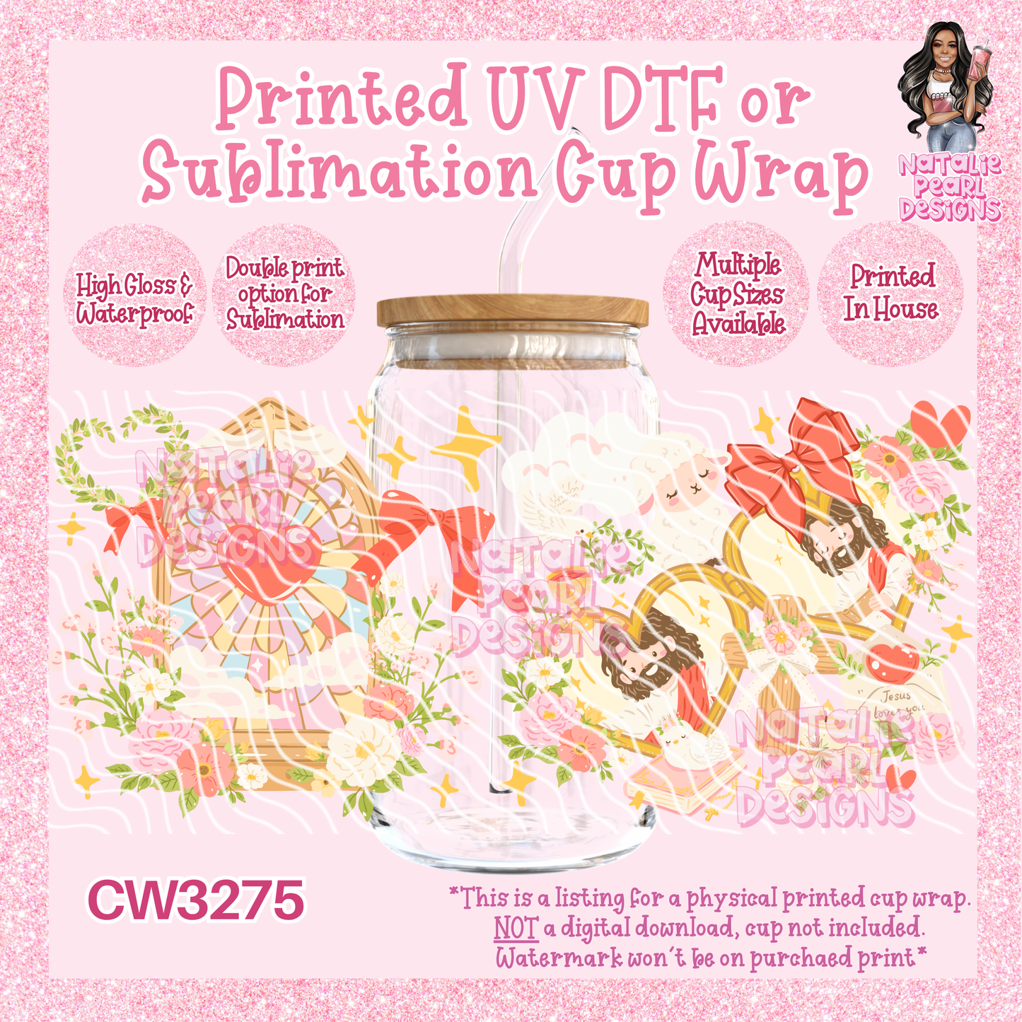 CW3275 UV DTF/SUB Cup Wraps