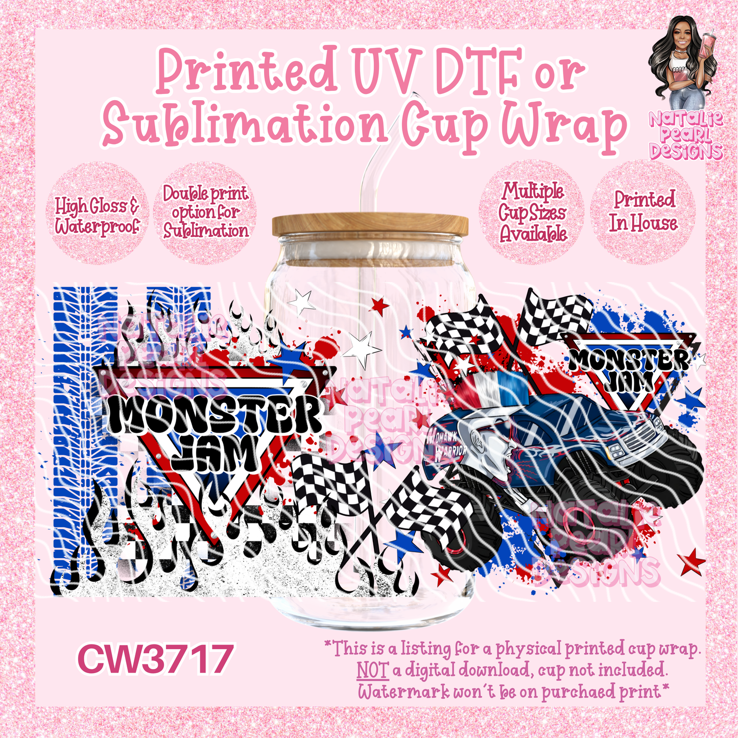 CW3717 UV DTF/SUB Cup Wraps