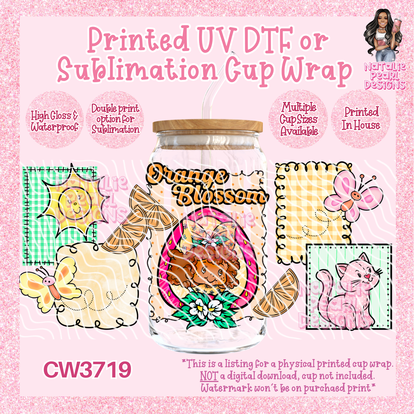 CW3719 UV DTF/SUB Cup Wraps