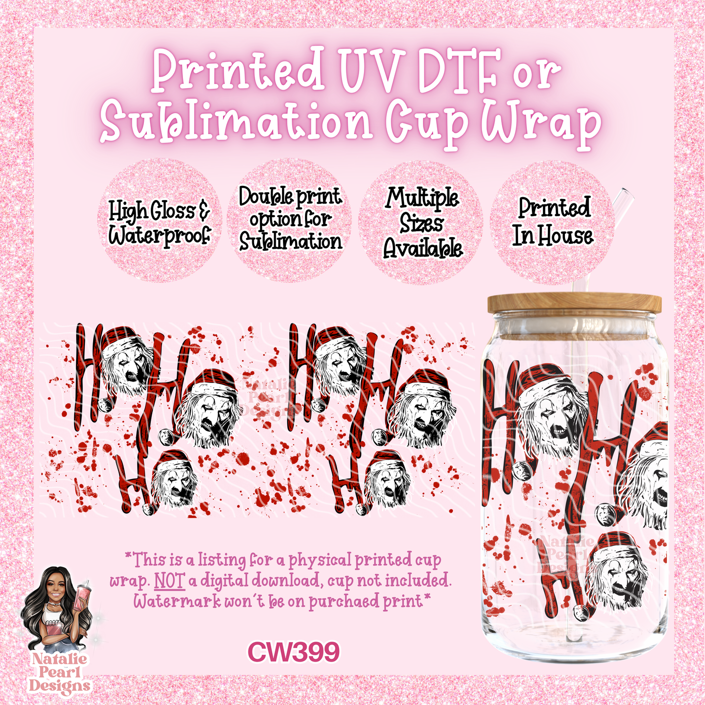 CW399 UV DTF/SUB Cup Wrap