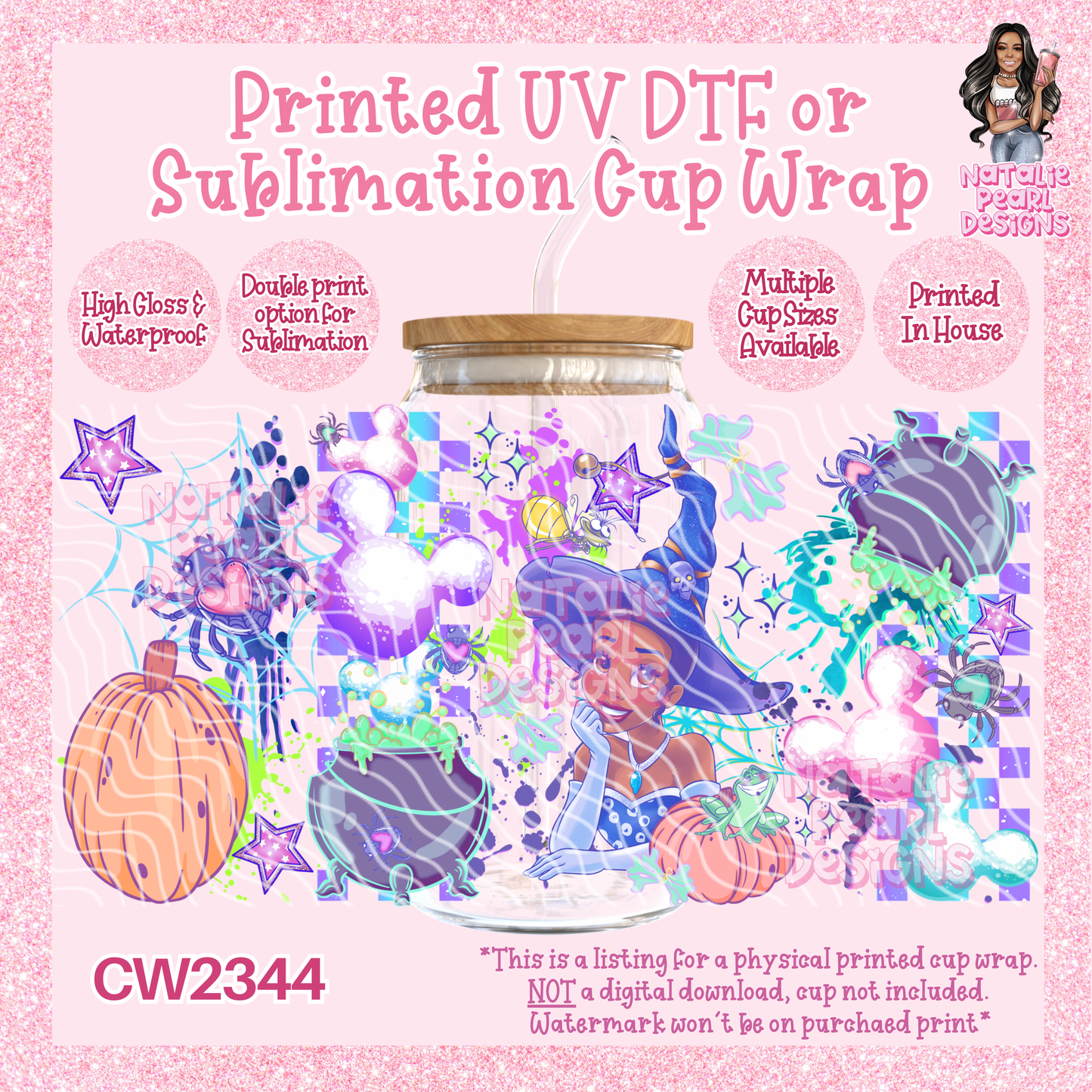 CW2344 UV DTF/SUB Cup Wraps