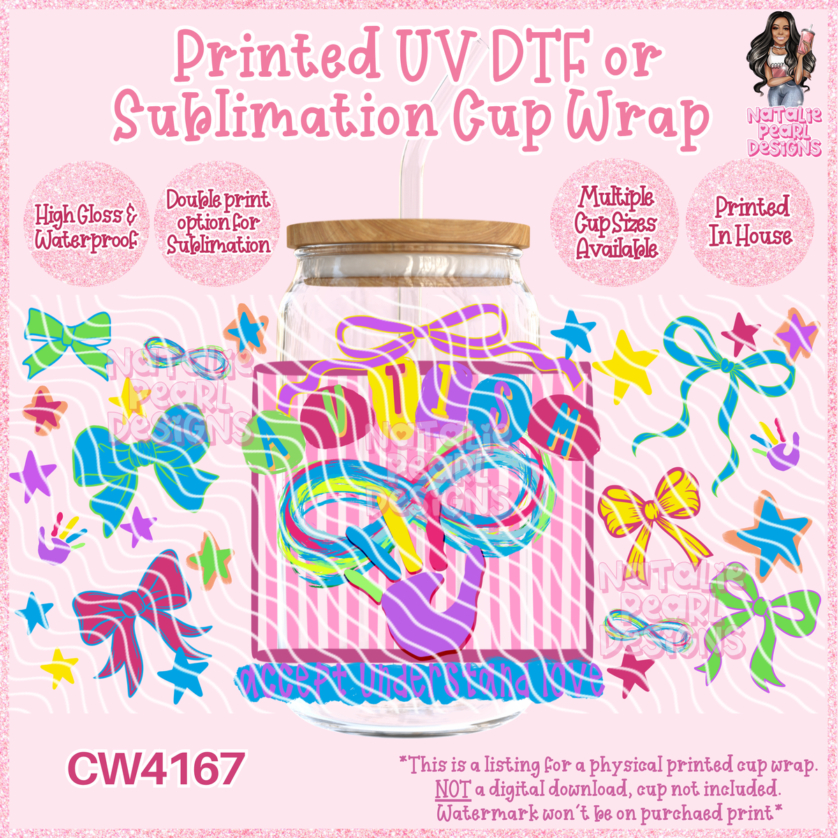 CW4167 UV DTF/SUB Cup Wraps