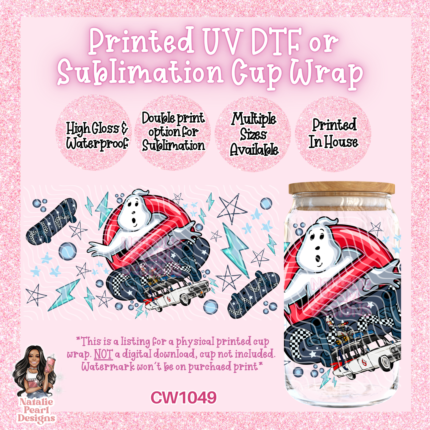 CW1049 UV DTF/SUB Cup Wrap