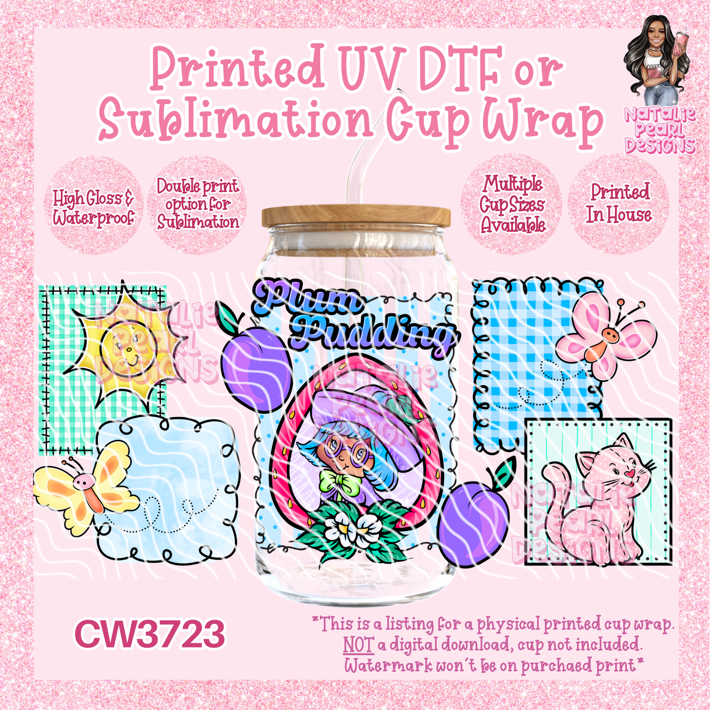 CW3723 UV DTF/SUB Cup Wraps