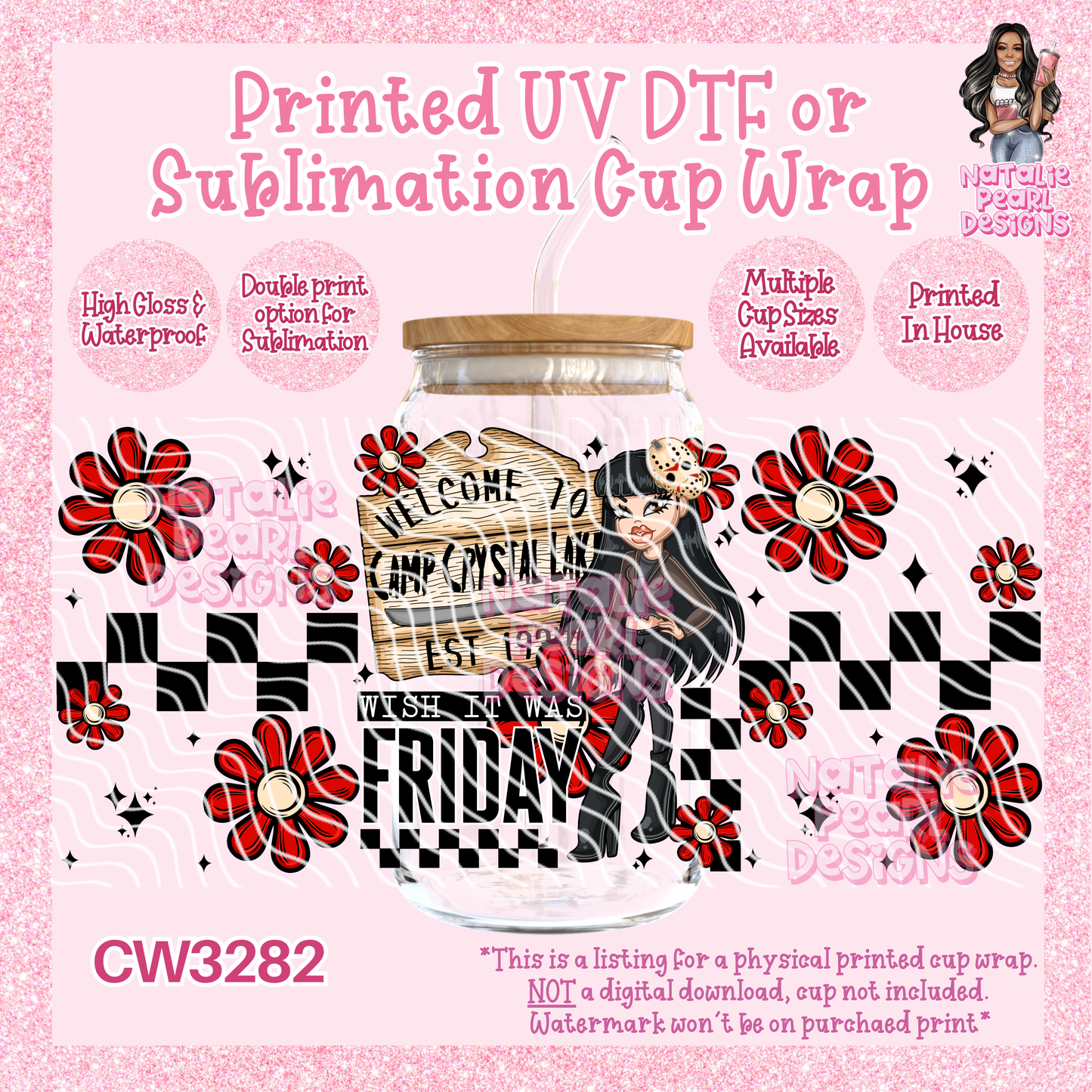 CW3282 UV DTF/SUB Cup Wraps