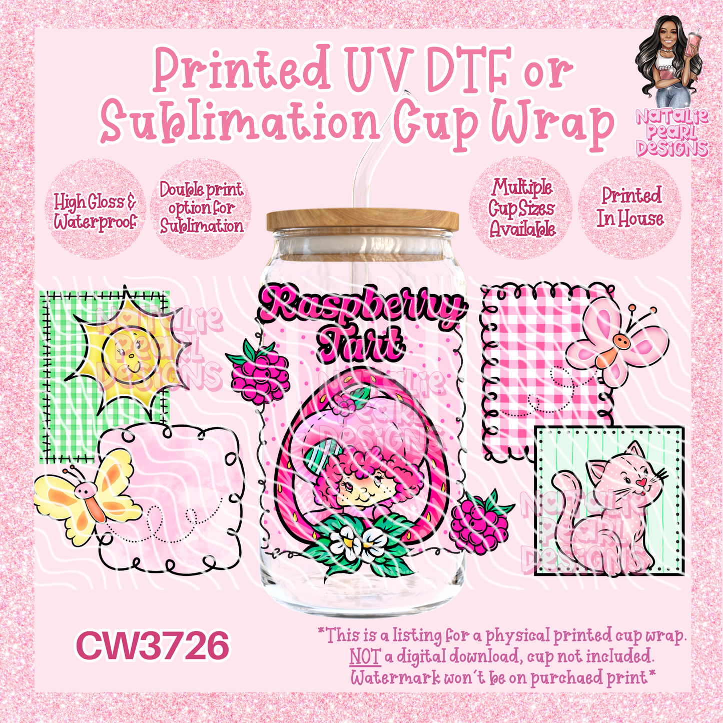 CW3726 UV DTF/SUB Cup Wraps