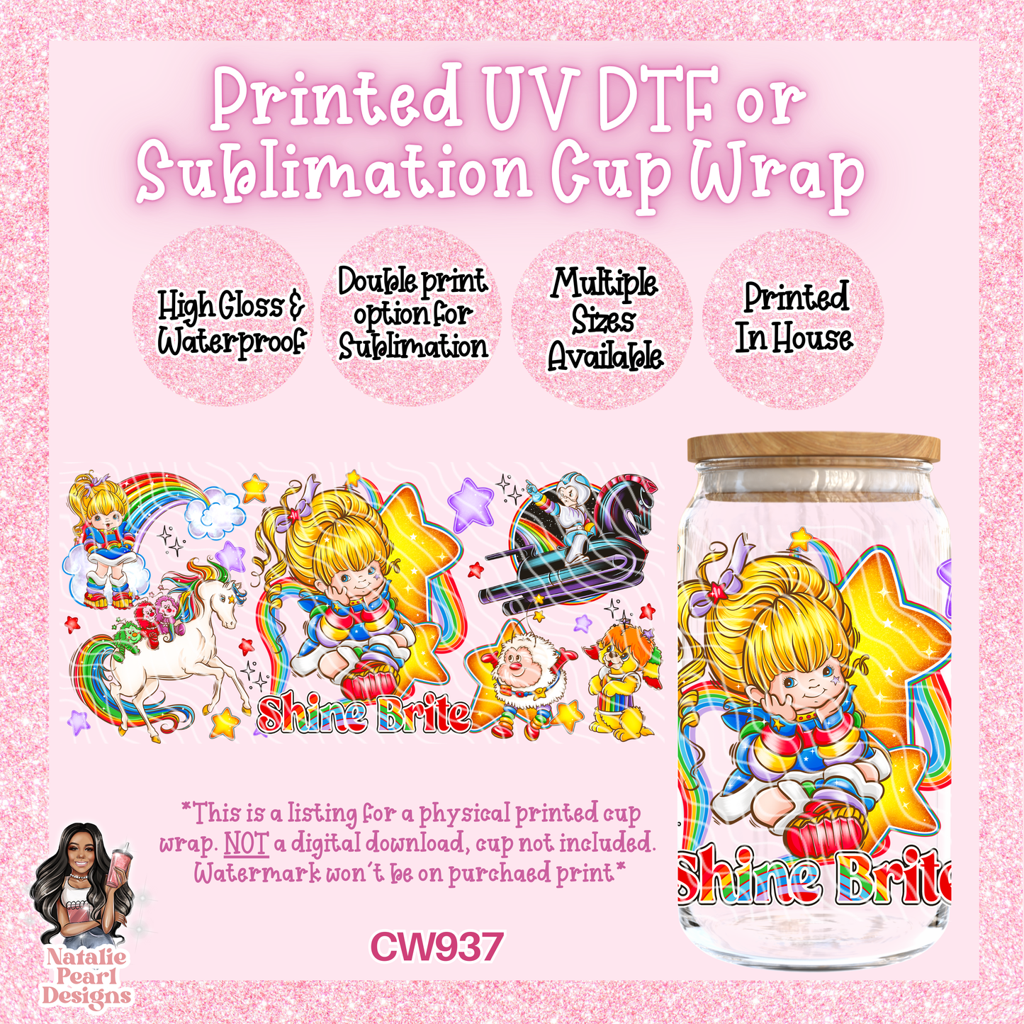 CW937 UV DTF/SUB Cup Wrap
