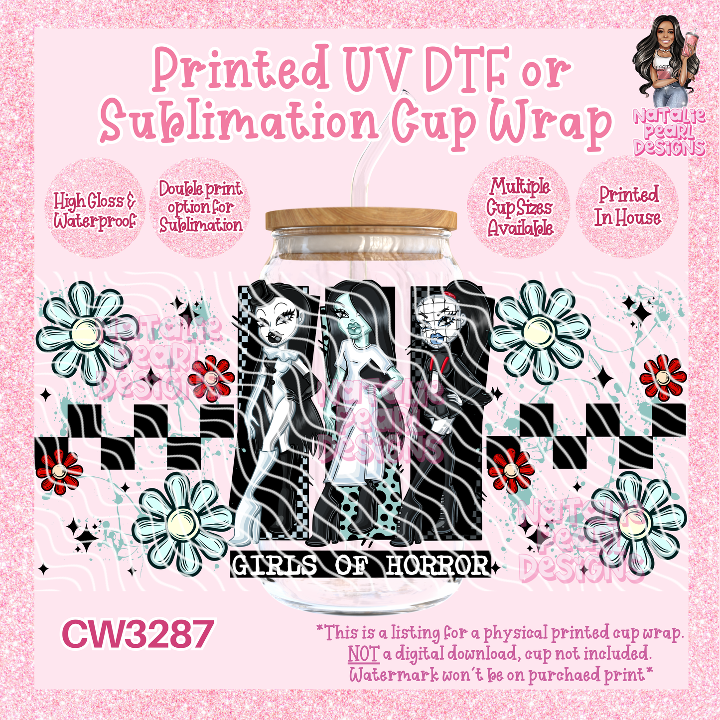 CW3287 UV DTF/SUB Cup Wraps