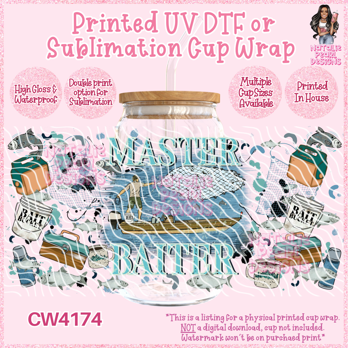 CW4174 UV DTF/SUB Cup Wraps
