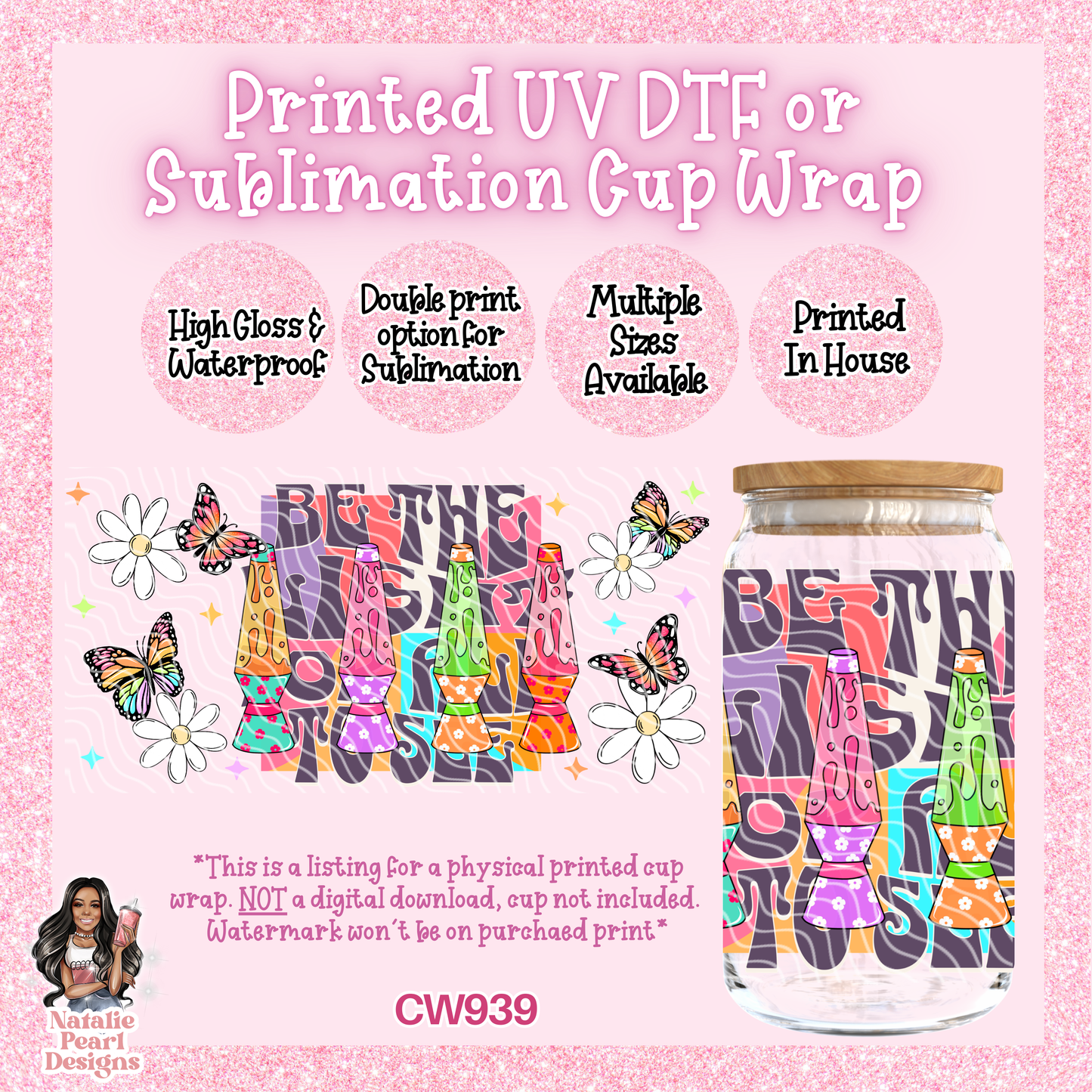 CW939 UV DTF/SUB Cup Wrap