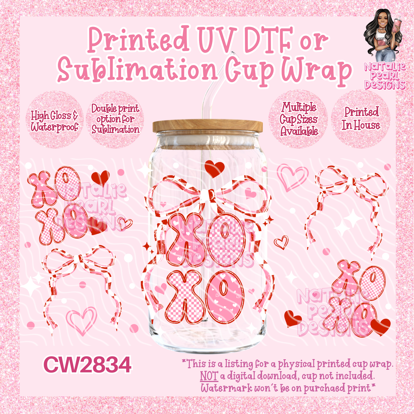 CW2834 UV DTF/SUB Cup Wraps