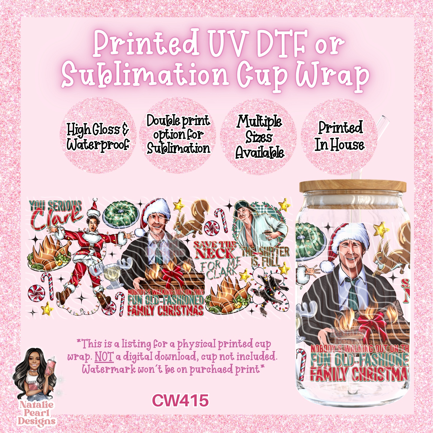 CW415 UV DTF/SUB Cup Wrap