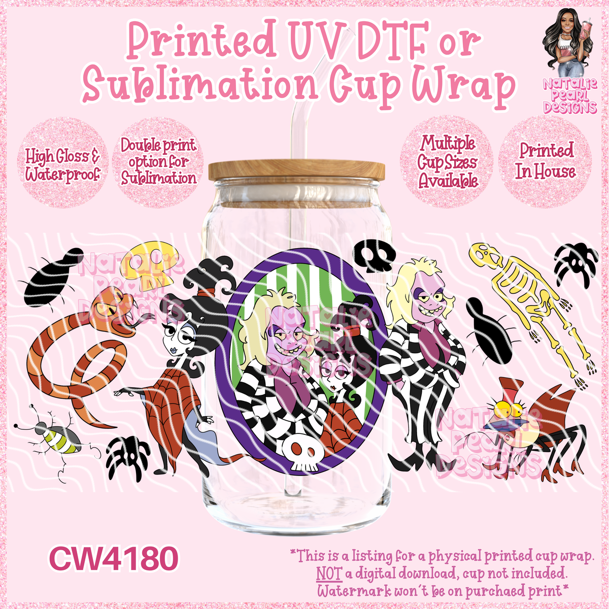 CW4180 UV DTF/SUB Cup Wraps