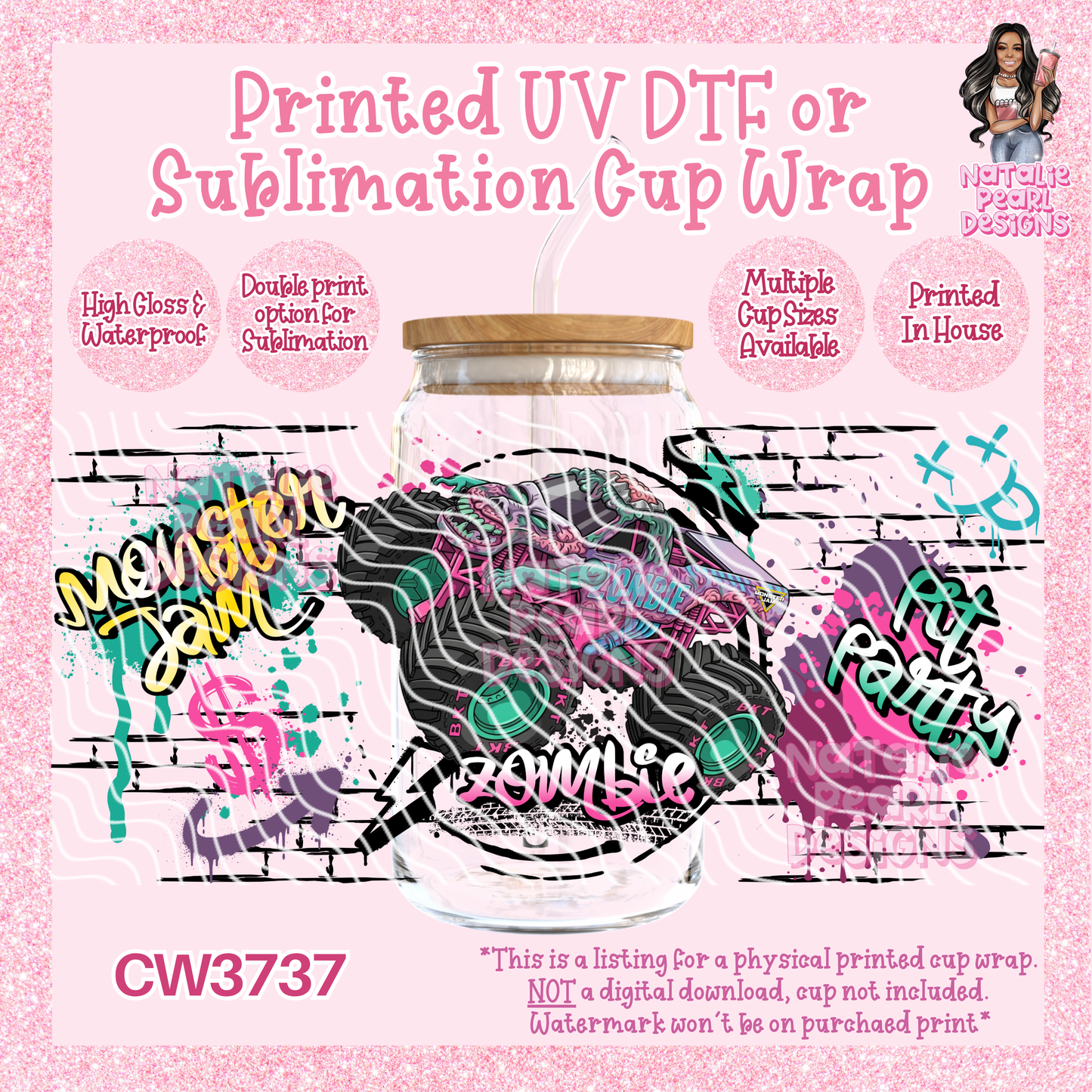 CW3737 UV DTF/SUB Cup Wraps