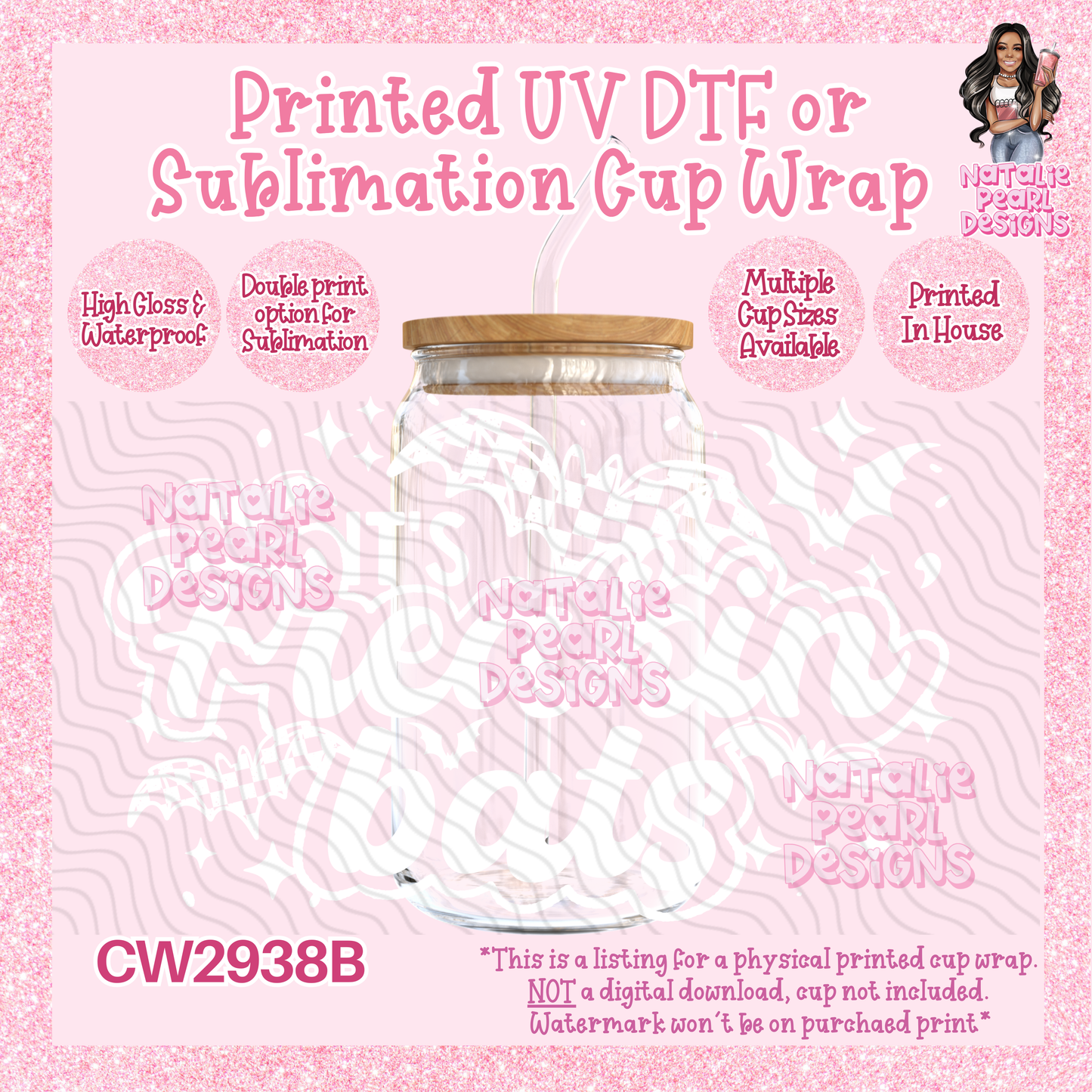CW2938B UV DTF/SUB Cup Wraps