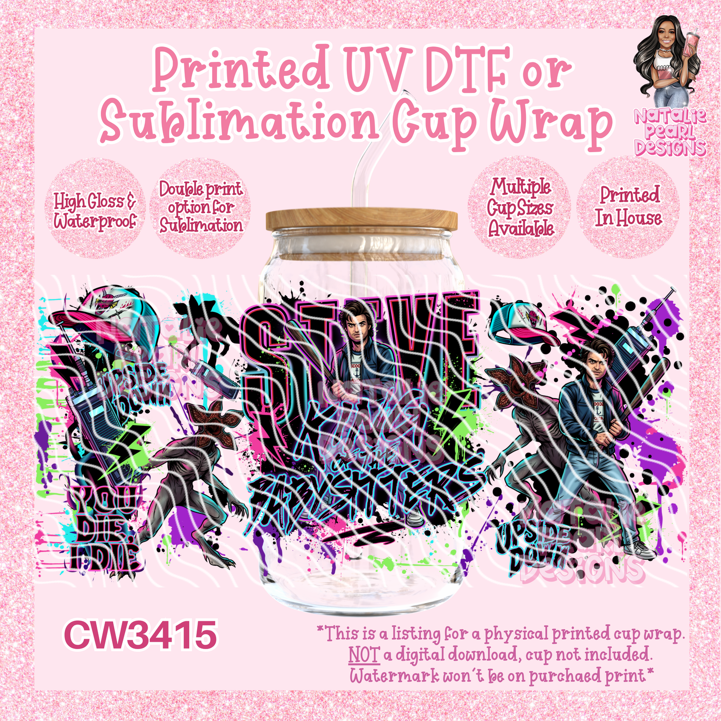 CW3415 UV DTF/SUB Cup Wraps