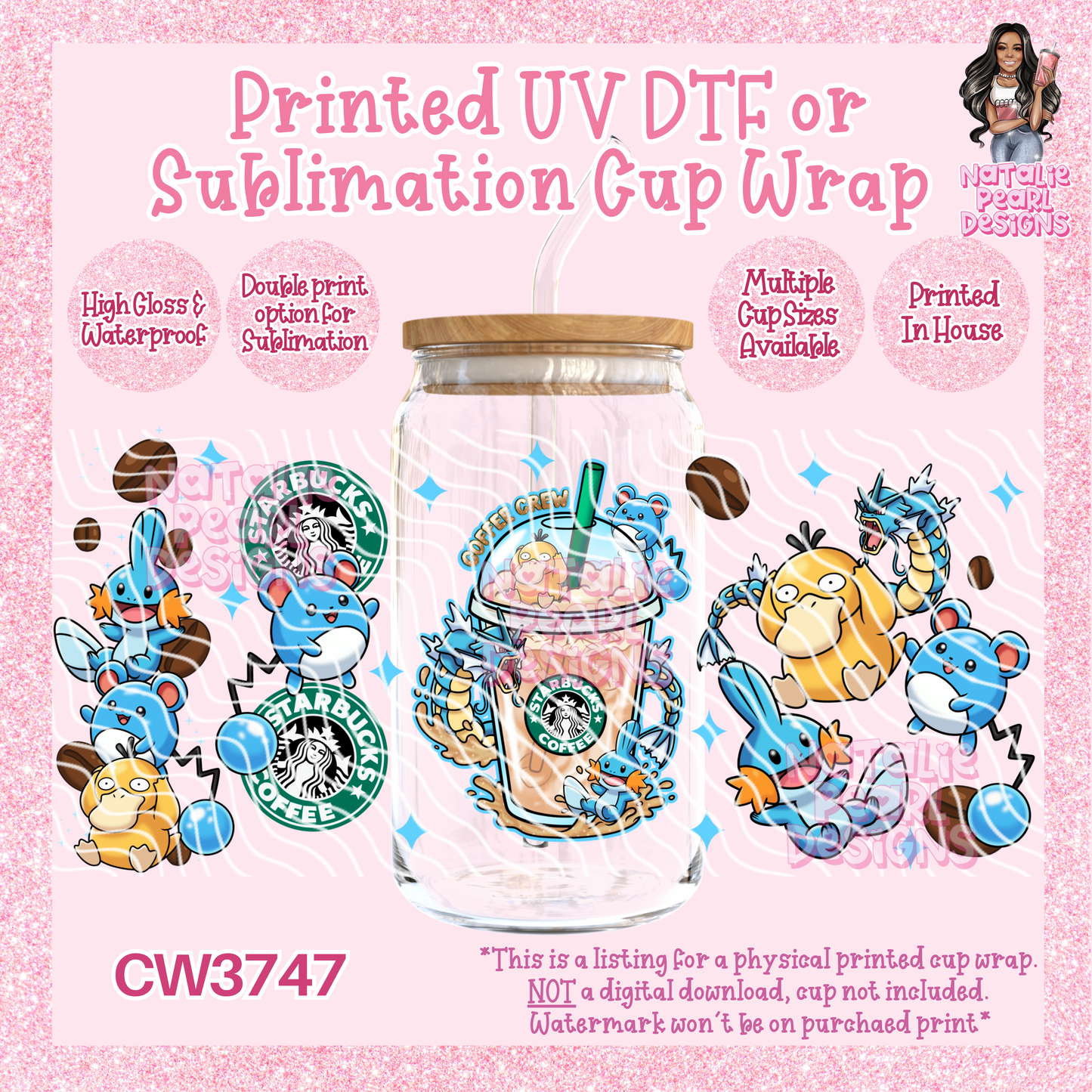 CW3747 UV DTF/SUB Cup Wraps