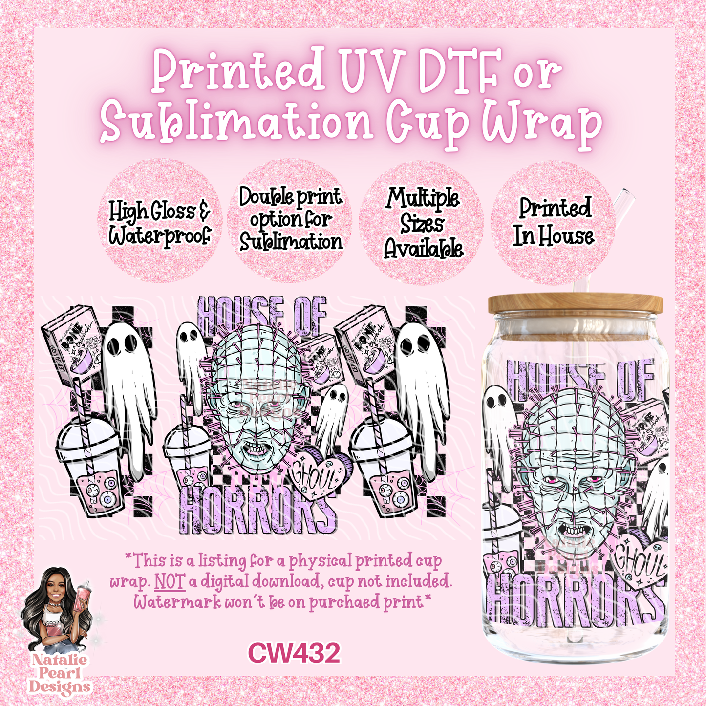 CW432 UV DTF/SUB Cup Wrap