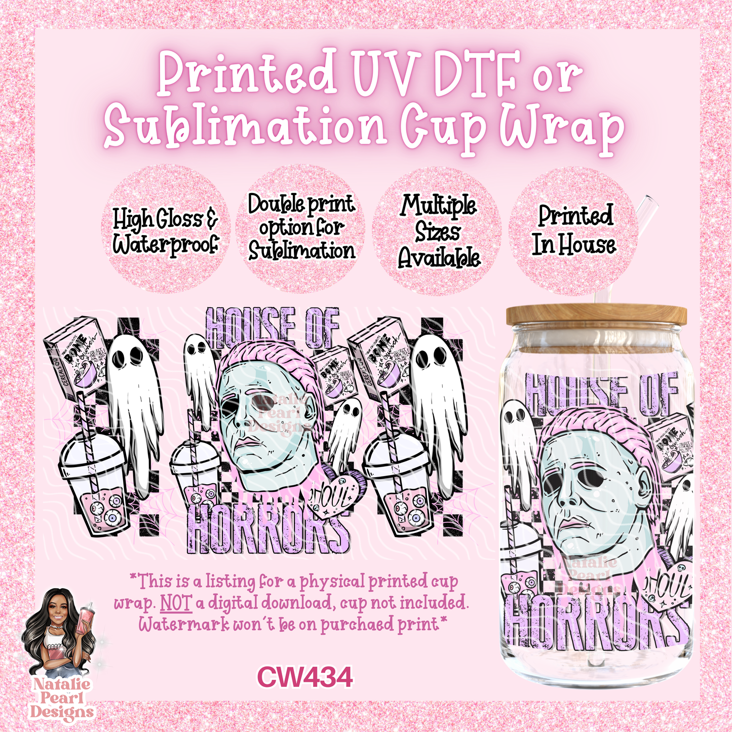 CW434 UV DTF/SUB Cup Wrap