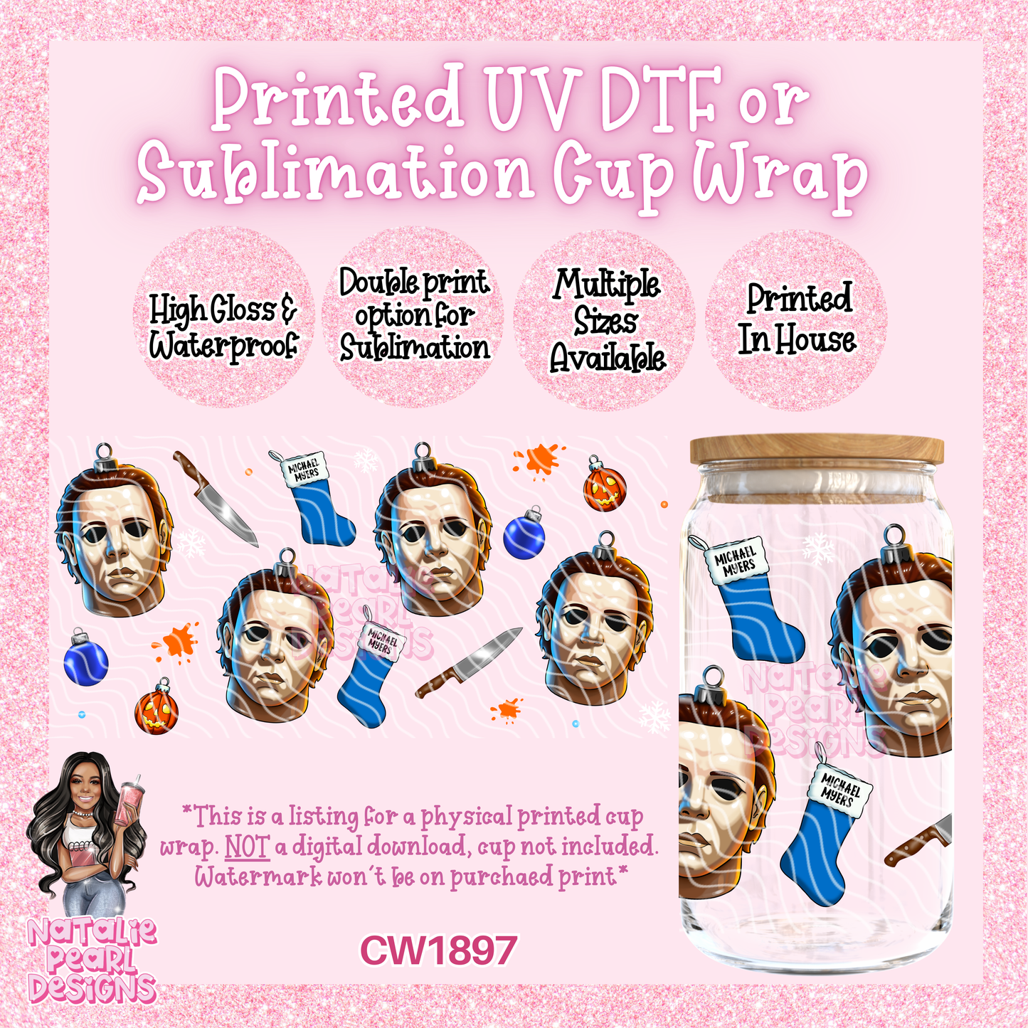 CW1897 UV DTF/SUB Cup Wraps