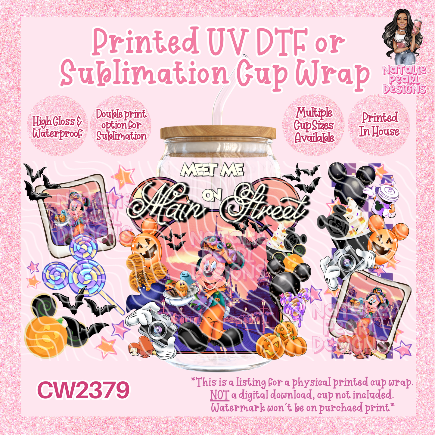 CW2379 UV DTF/SUB Cup Wraps