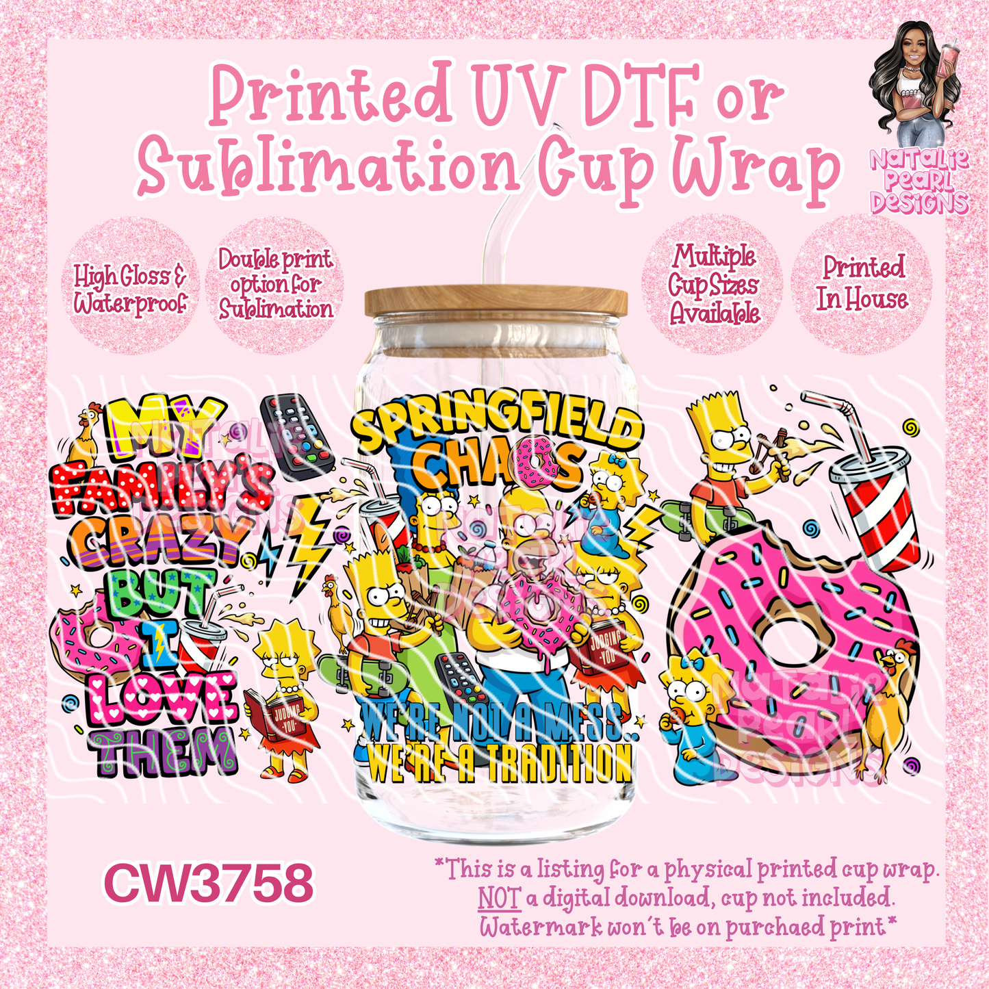 CW3758 UV DTF/SUB Cup Wraps