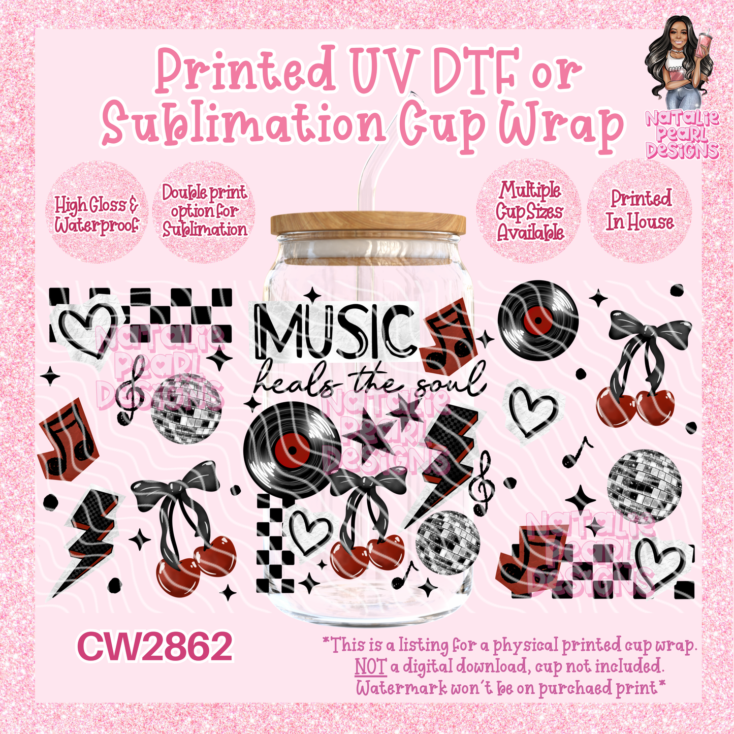 CW2862 UV DTF/SUB Cup Wraps