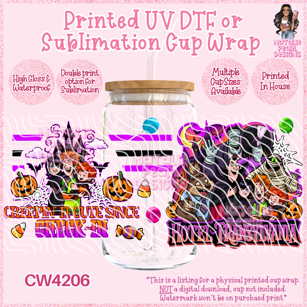 CW4206 UV DTF/SUB Cup Wraps