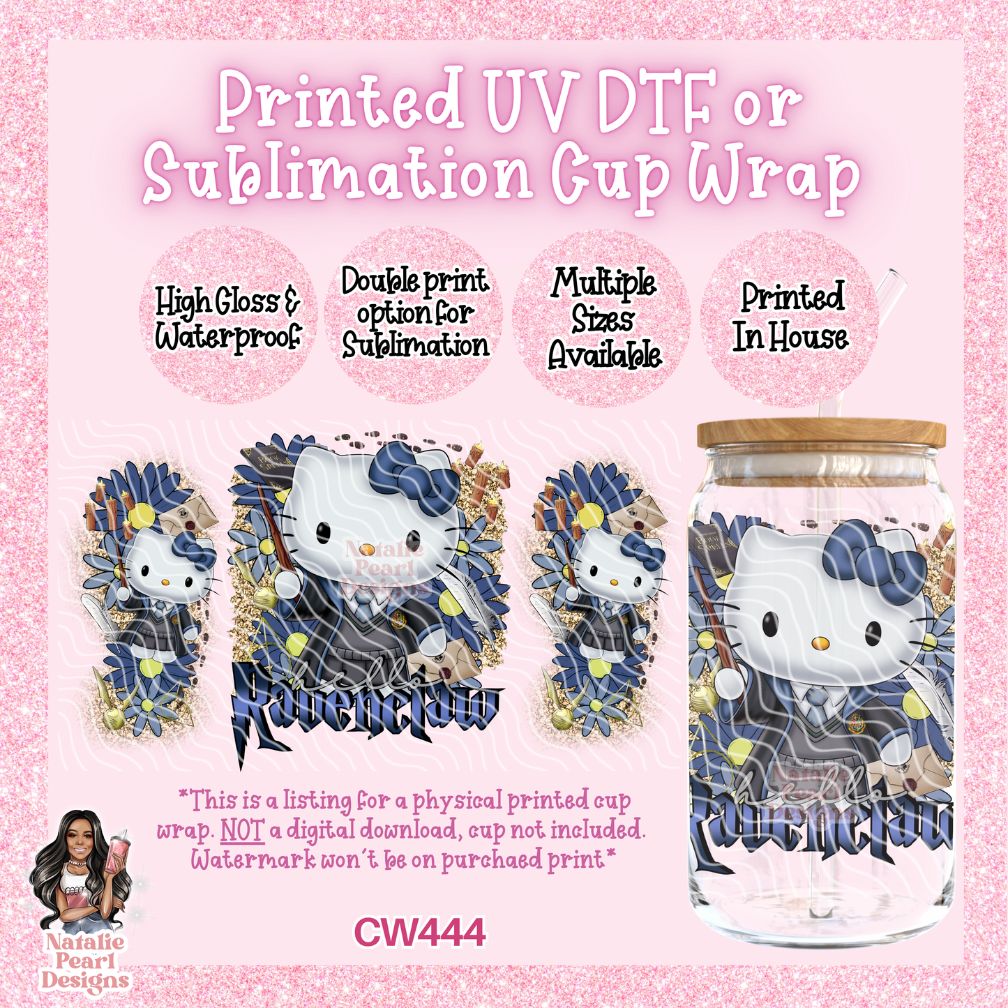 CW444 UV DTF/SUB Cup Wrap